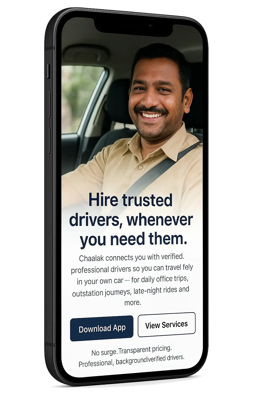 Drive Ease User App Preview